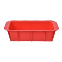 Forma De Pão Em Silicone 13x25cm Kenya Vermelha