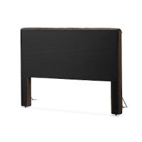 Cabeceira Cama Casal Estofada 1,40 Cm - Inca Veludo Marrom - 3