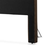 Cabeceira Cama Casal Estofada 1,40 Cm - Inca Veludo Marrom - 5