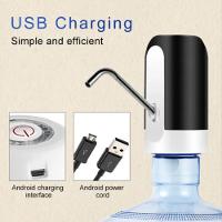 Bebedouro Bomba Elétrica Para Galão Garrafão De Água 5 10 20 Litros Recarregável Sem Fio Dispenser Automático Suco Refri - 6