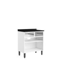 Balcão De Aço Tampo 2 Portas 2 Gav Branco Evidence Bertolini Branco - 3