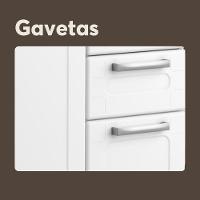 Balcão De Aço Com Pia 3 Portas 1 Gaveta Branco Bertolini Branco - 6