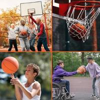 Bola De Basquete Sports Peso Tamanho Oficial Número 7 Basketball Quadra Laranja Treinamento Escola - 2