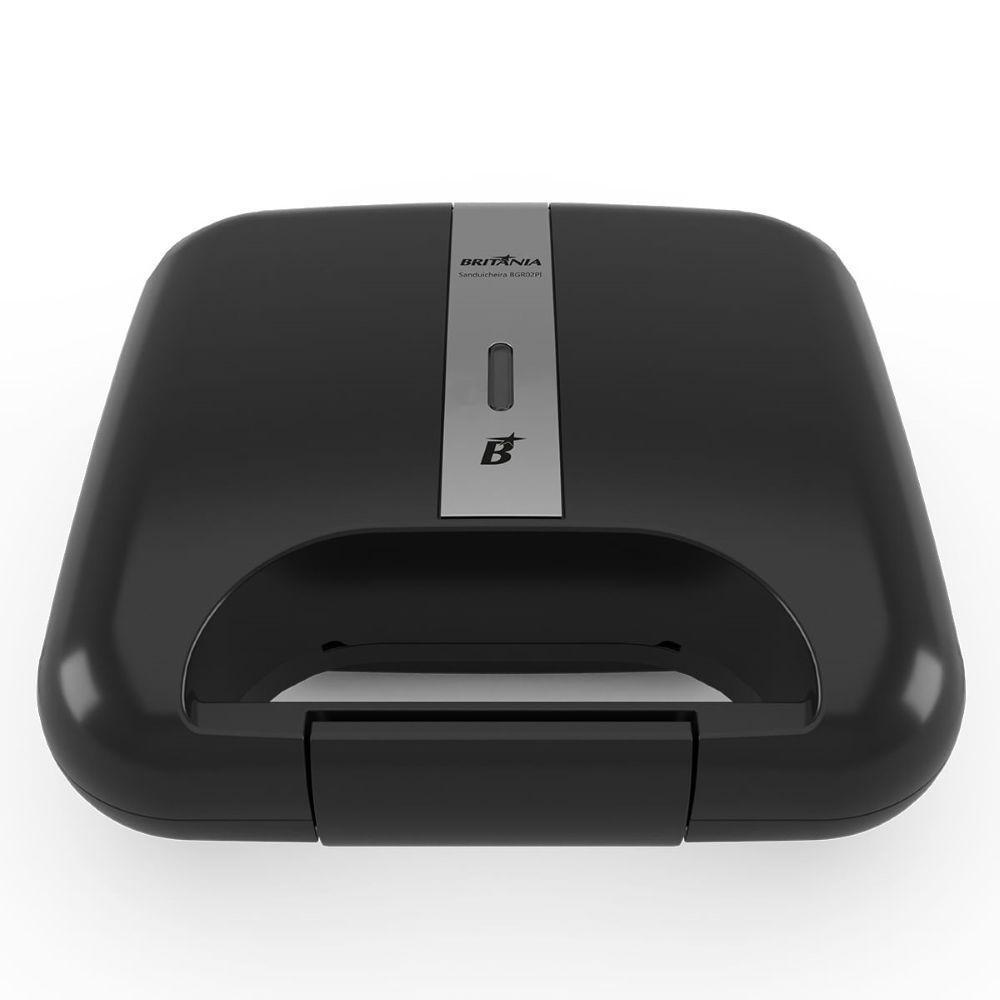Sanduicheira Bgr02pi Britânia Preta 220V - 1
