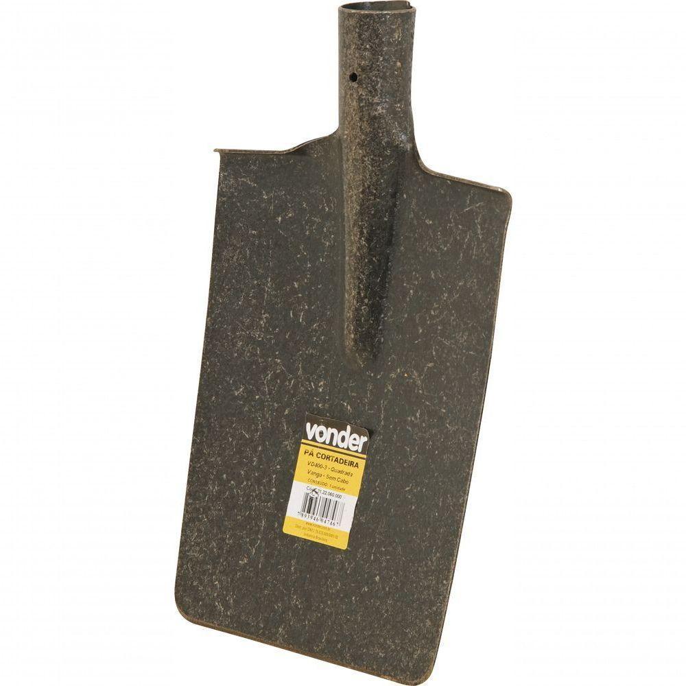 Pá Cortadeira Quadrada 200x275mm N.3 Sem Cabo Vd400 Vonder - 1