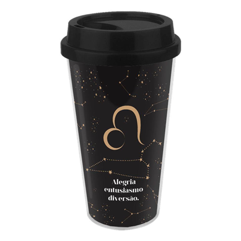 Copo De Viagem Zodíaco Leão: Elegância E Praticidade Para Nativos Desse Signo - 2