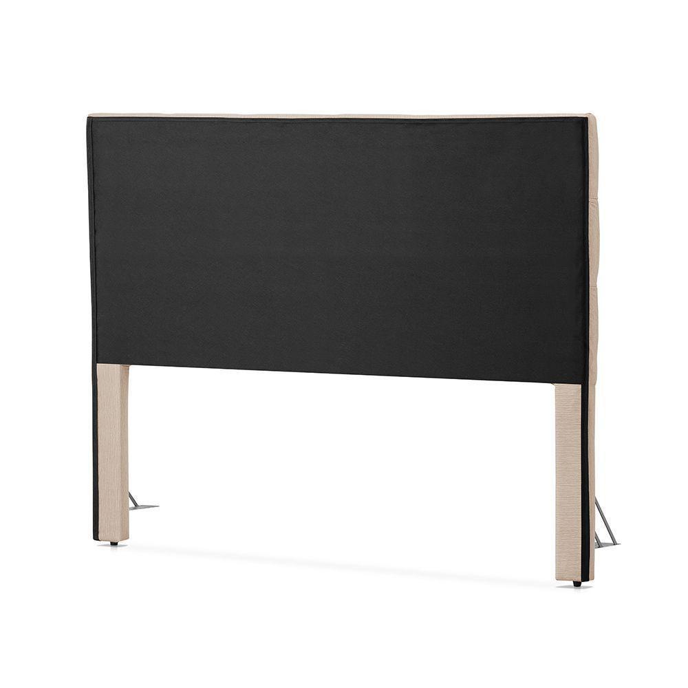 Cabeceira Cama Casal Estofada 1,40 - Maia Linho Cru - 3