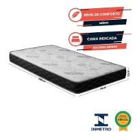 Colchão Solteiro 100% Espuma D20 78x188 Certificado Antialérgico - 3