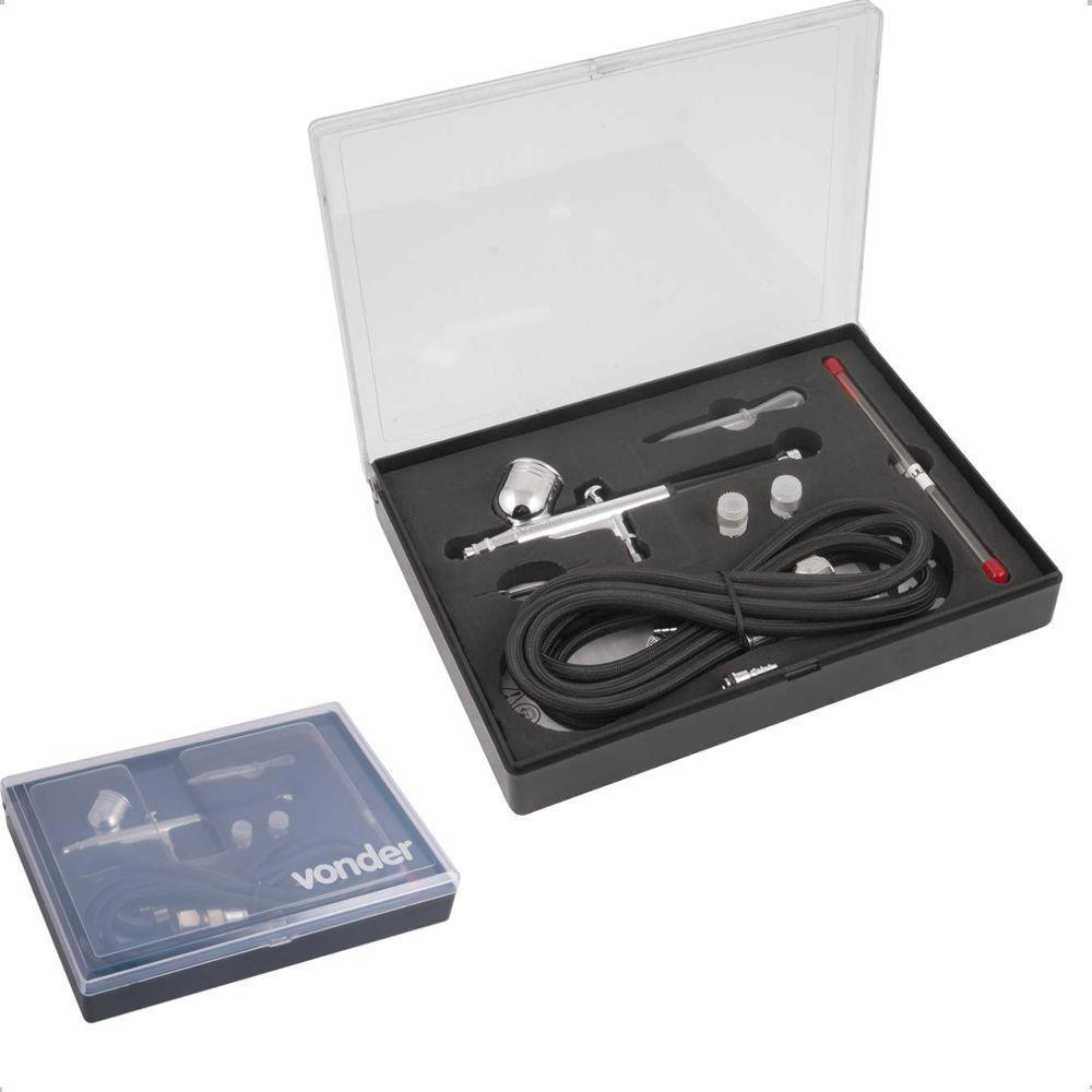 Aerógrafo Profissional Vonder 13 Peças Bicos Intercambiáveis - 2
