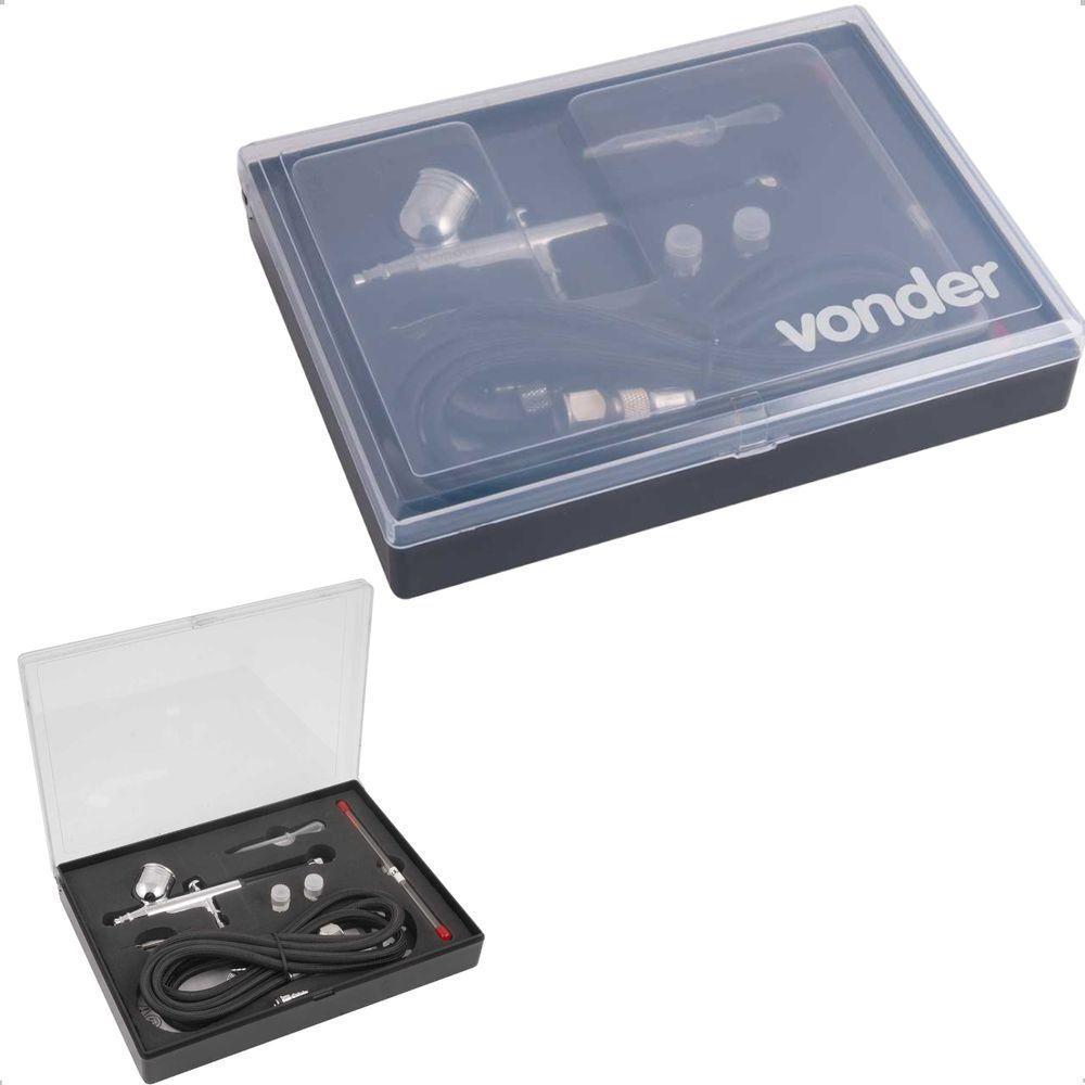 Aerógrafo Profissional Vonder 13 Peças Bicos Intercambiáveis - 3