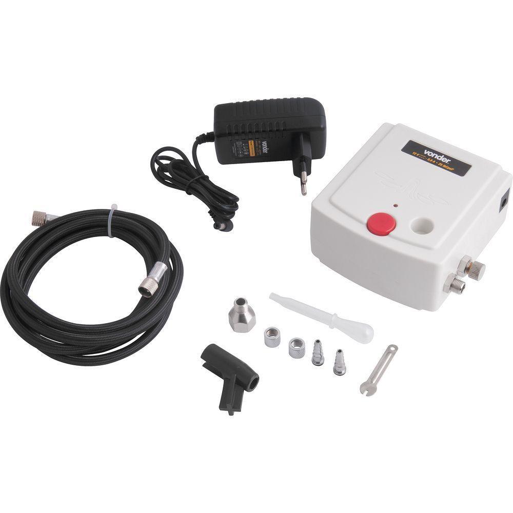 Aerógrafo Com Minicompressor 10 Peças - Vonder - 5