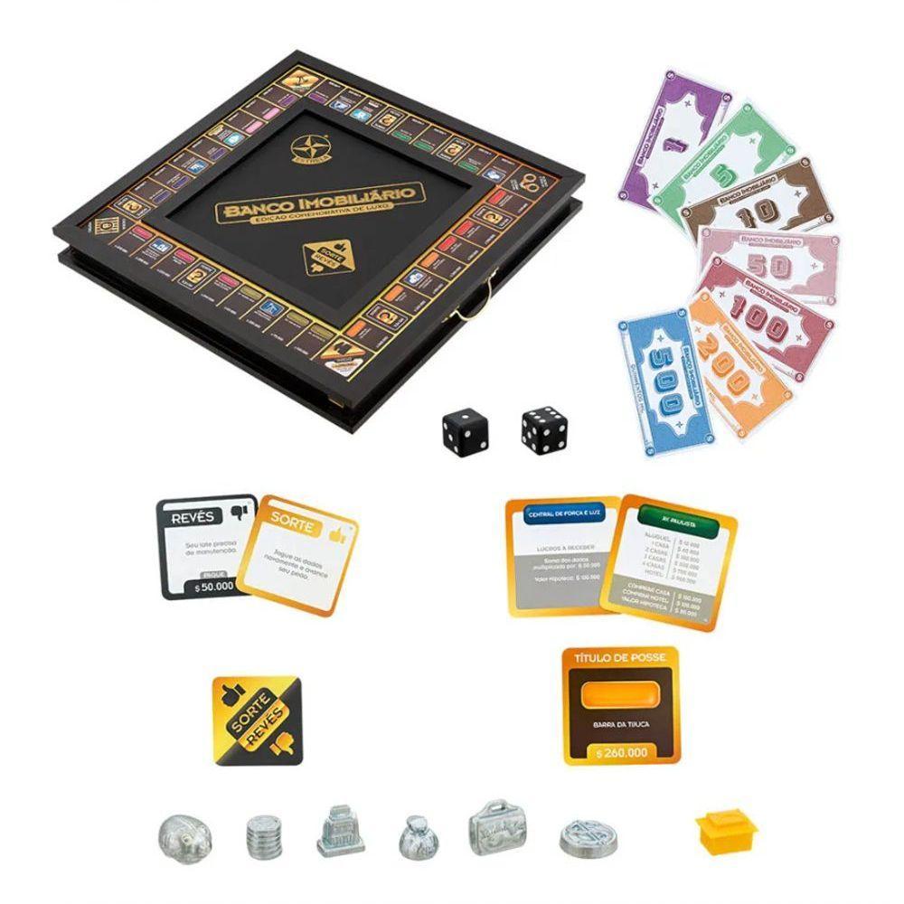 Banco Imobiliário Edição Comemorativa Luxo - 4