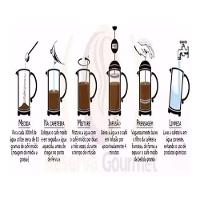 Cafeteira Francesa Em Inox Decorada Prensa Chaleira Em Vidro Cremeira Bule French Press Luxo 350ml - 5