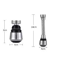 Bico Extensor Torneira Flexível Alongador Arejador Prolongador Ponteira Turbo Flex Bica Água Cozinha Banheiro Universal - 9
