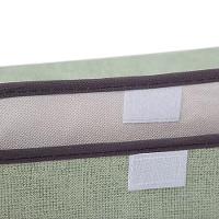 Caixa Dobrável Organizadora Porta Treco Brinquedo Multiuso Desmontável Cesto Empilhável Tecido Com Tampa Organização Guarda Roupa - 7