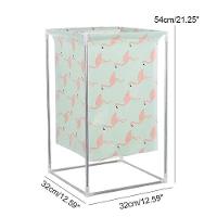 Cesto Roupa Suja Lavanderia Inox Desmontável Portátil Quarto Organizador Brinquedos Roupeiro Impermeável - 5