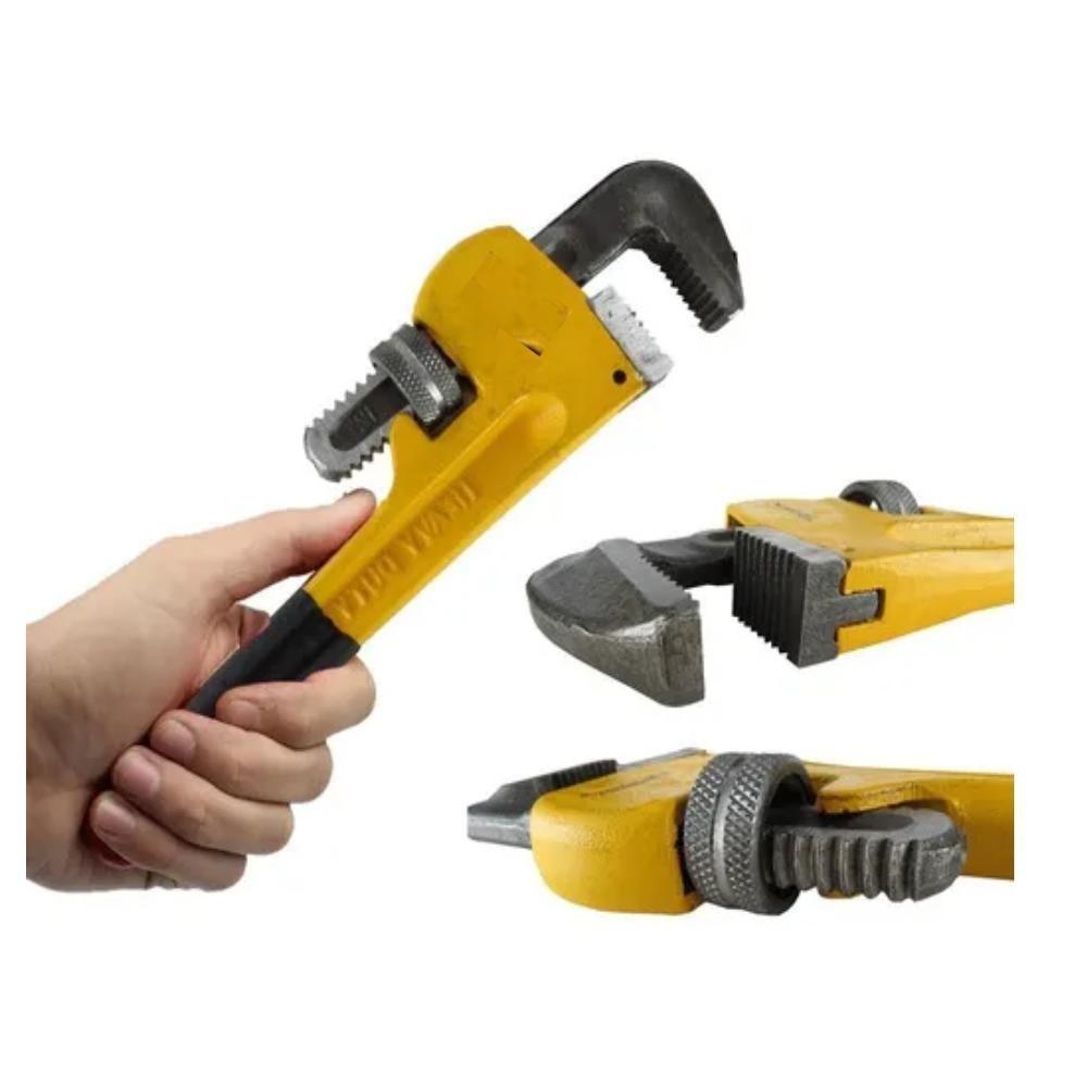 Chave Grifo Tubo 10 Polegadas Hidráulica Lavatório Mordente Aço Profissional Encanamento Canos - 2