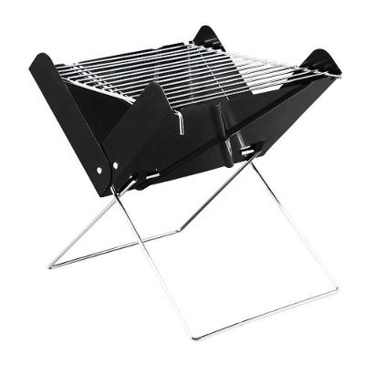 Churrasqueira Portátil A Carvão Dobrável Camping Praia Slim Completa