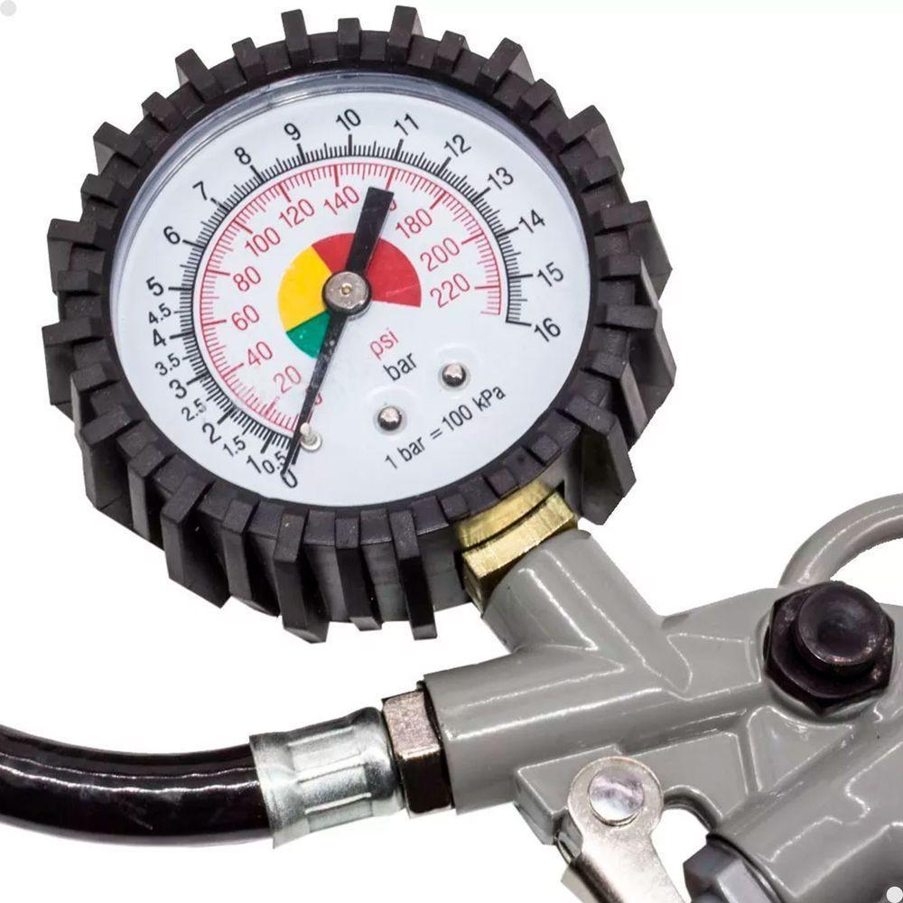 Kit Para Compressor Lorben Com 5 Peças Pistola De Pintura Aerógrafo Acessórios - 3