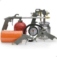 Kit Para Compressor Lorben Com 5 Peças Pistola De Pintura Aerógrafo Acessórios - 6
