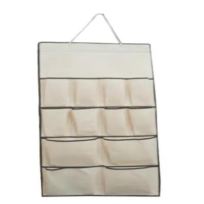 Sapateira Porta Parede Organizador Vertical Sapatos Acessórios Flexível 12 Nichos Divisórias Grande