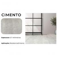 Piso Em Manta 0.7mm Vinílico Laminado 10m² 2,00x5,00 Modelos Cimento - 3