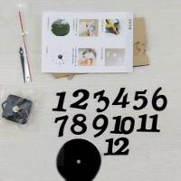 Relógio De Parede 3d 50cm Preto Grande Casa Sala Escritório Decoração Adesivo Luxo - 5