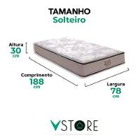 Colchão Four Season Molas Ensacadas Solteiro V-store 78x188x30 - 2