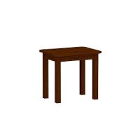 Mesa De Jantar Madeira Maciça Safira Castanho 67x88 - 2