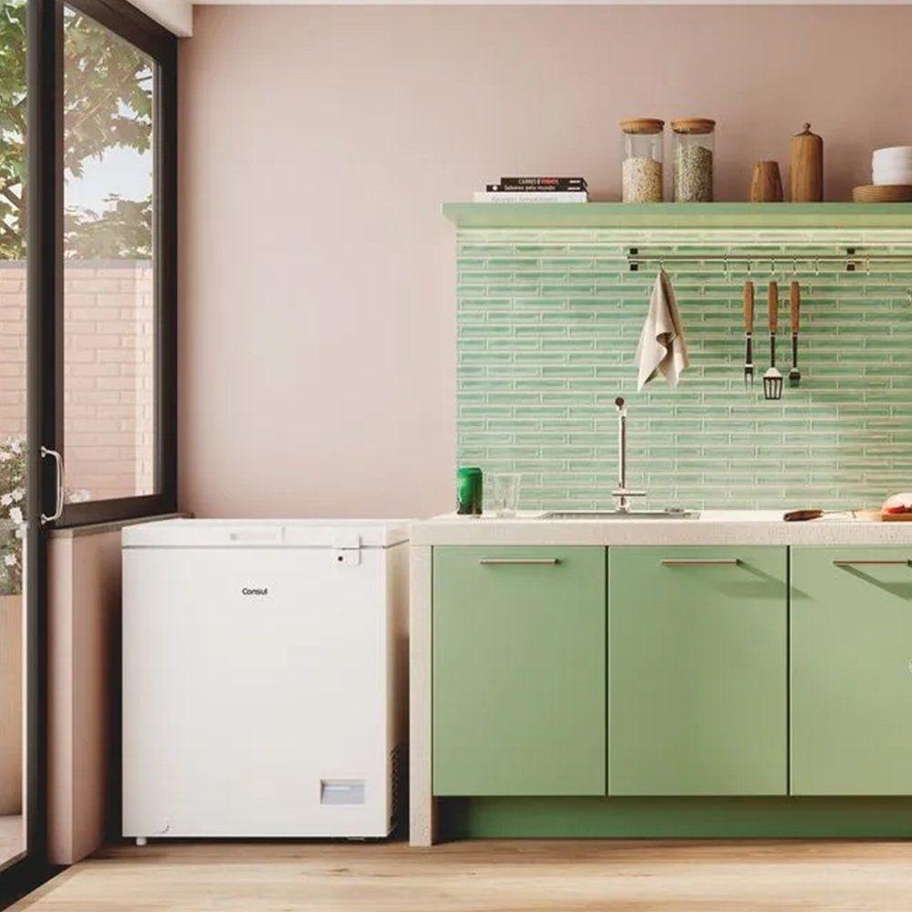 Freezer Horizontal Consul Compacto 142 Litros Branco 110V - 6