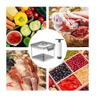 Pote Hermético Profissional Com Bomba Vácuo Sucção Vasilha Vedação Inteligente Geladeira Cozinha Comida Marmita - 3