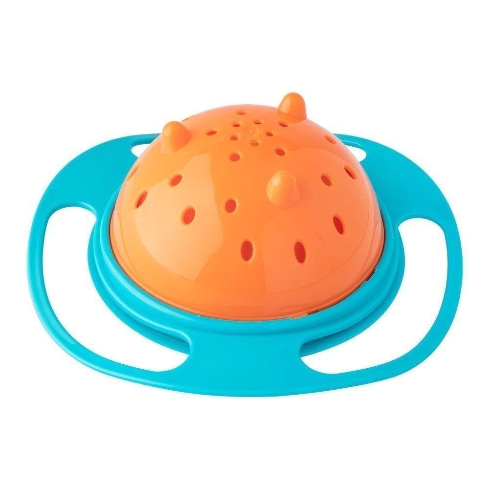 Comedouro Pet Giratório Alimentador Inteligente Para Cachorro Gato Design Rotativo Sistema Anti Sujeira Verde - 4