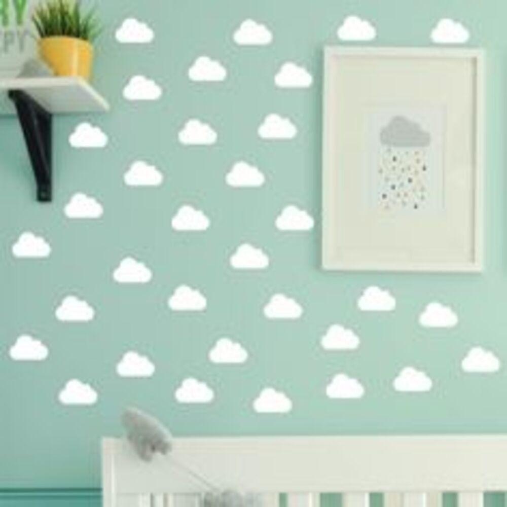 Papel De Parede Infantil 3d Céu Estrelas Verde Escola Quarto Bebê Criança Escritório Decoração Rolo 5 Metros - 4