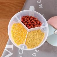 Porta Mantimentos Triplo Pote Alimentos 3 Em 1 Divisórias Dispenser Lavanderia Sabão Em Pó Medidor Sucrilhos Grãos - 7
