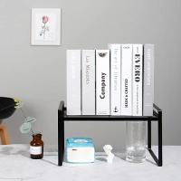 Organizador Armário Bancada Estante Multiuso Prateleira Metal Suporte Guarda Roupa Rack Cozinha Banheiro Escritório Mesa - 6