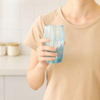 Kit Jogo 3 Copo Azul Vidro 365ml Água Chopp Cerveja Suco Restaurante Casa Bar Conjunto Luxo