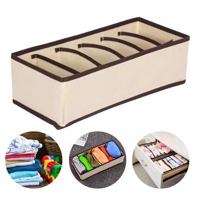 Organizador De Sutiã 6 Nichos Porta Cueca Camisetas Gavetas Armário Guarda Roupa Closet Colmeia Calcinha Meia Multiuso