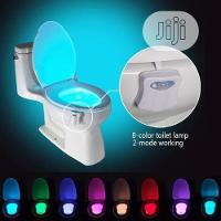 Luminária Com Sensor De Presença Para Vaso Sanitário Luz Movimento Privada Criança Led 8 Cores Noturna Banheiro - 3