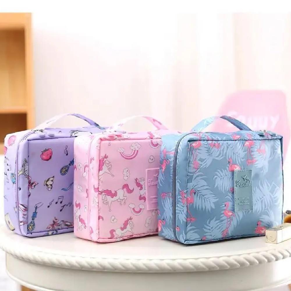 Maleta Necessaire Cosméticos Frasqueira De Viagem Bolsa Maquiagem Organizador Academia Mala Multiuso - 3