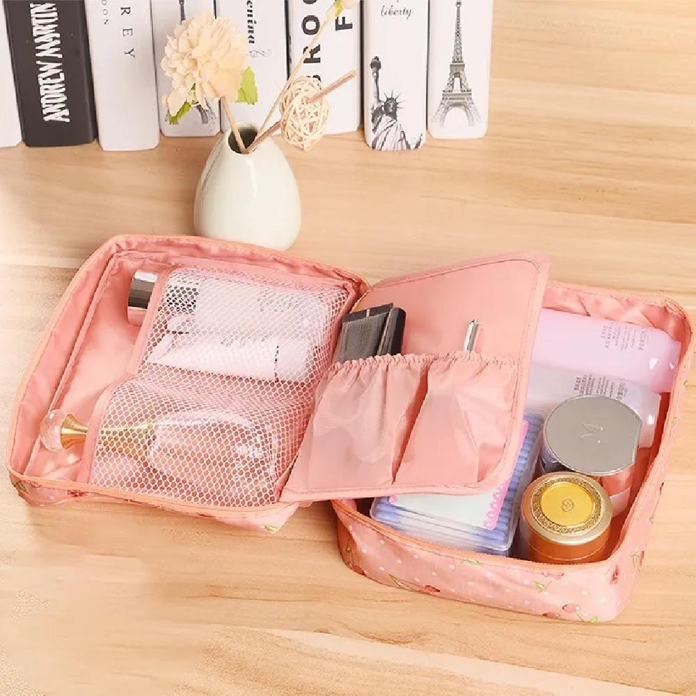 Maleta Necessaire Cosméticos Frasqueira De Viagem Bolsa Maquiagem Organizador Academia Mala Multiuso - 7