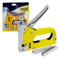 Kit Grampeador Pinador Tapeceiro Profissional 3 Em 1 Completo Metal Manual Alta Pressão Profissional Madeira Forro - 1