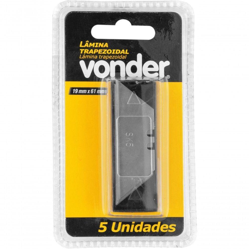 Lâmina Trapezoidal Para Estilete 19,0x61,0 Mm Vonder - 4