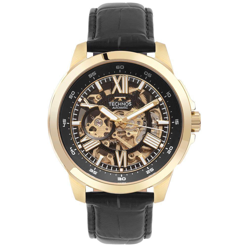 Relógio Technos Masculino Automático Dourado - G3265ao/0p G3265ao/0p - 1