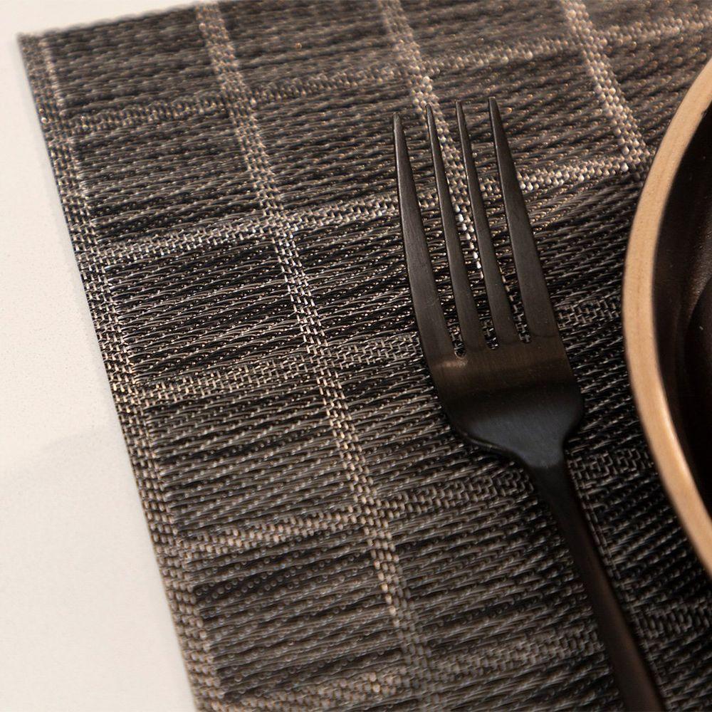 Jogo Americano Copa E Cia Avulso Loom 30x45 Cm Antares Grafite - 3