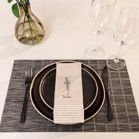 Jogo Americano Copa E Cia Avulso Loom 30x45 Cm Antares Grafite - 2