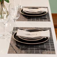 Jogo Americano Copa E Cia Avulso Loom 30x45 Cm Antares Grafite