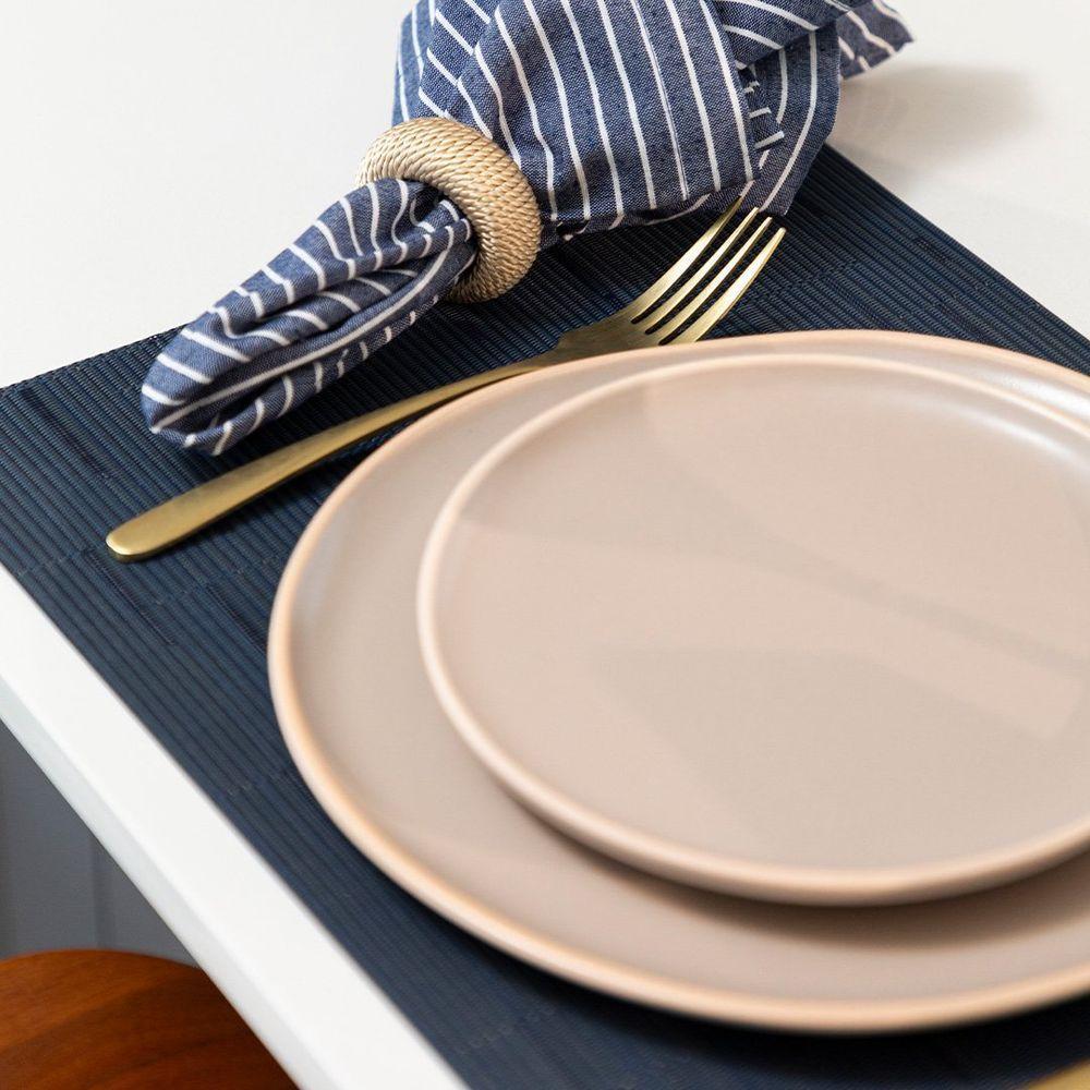 Jogo Americano Copa E Cia Avulso Loom 35x48 Cm Marinho - 3