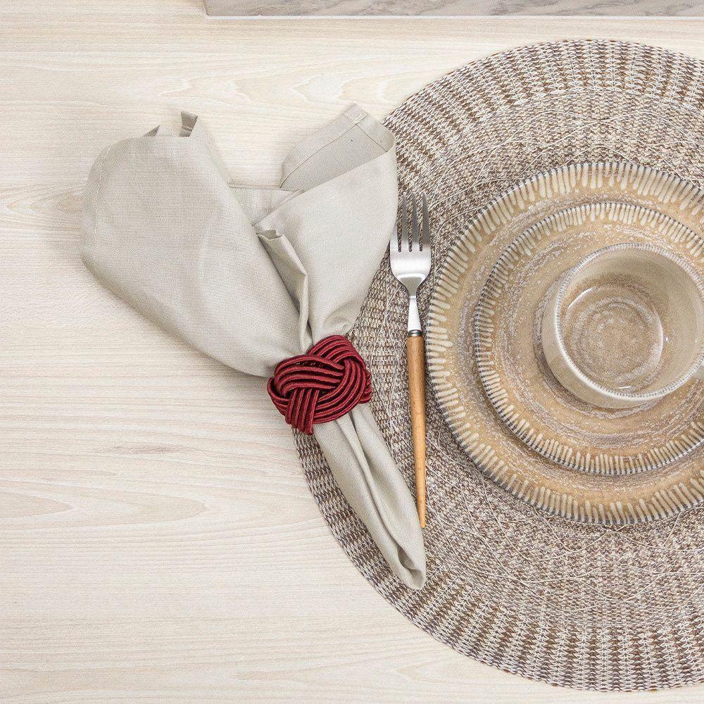 Jogo Americano Copa E Cia 6 Peças Serenity Mocca - 3