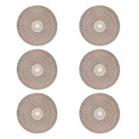 Jogo Americano Copa E Cia 6 Peças Serenity Mocca - 1