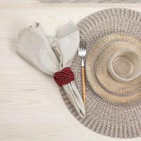 Jogo Americano Copa E Cia 6 Peças Serenity Mocca - 3